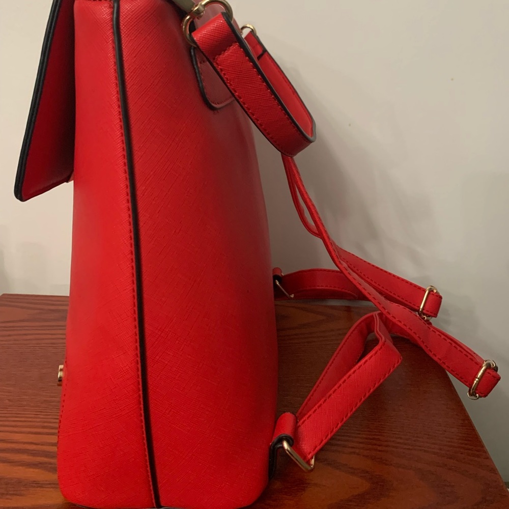Fire Engine Red Backpack - Picture 6 of 8